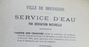 De l’eau potable pour tous à Bressuire (1894-1914), service d'eau