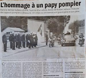 Lire la suite à propos de l’article Les pompiers à Bressuire… Bel article dans le Courrier de l’Ouest du 01/12/2024