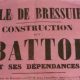 Affiche construction abattoir Bressuire